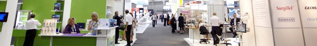 Stands at business exhibition